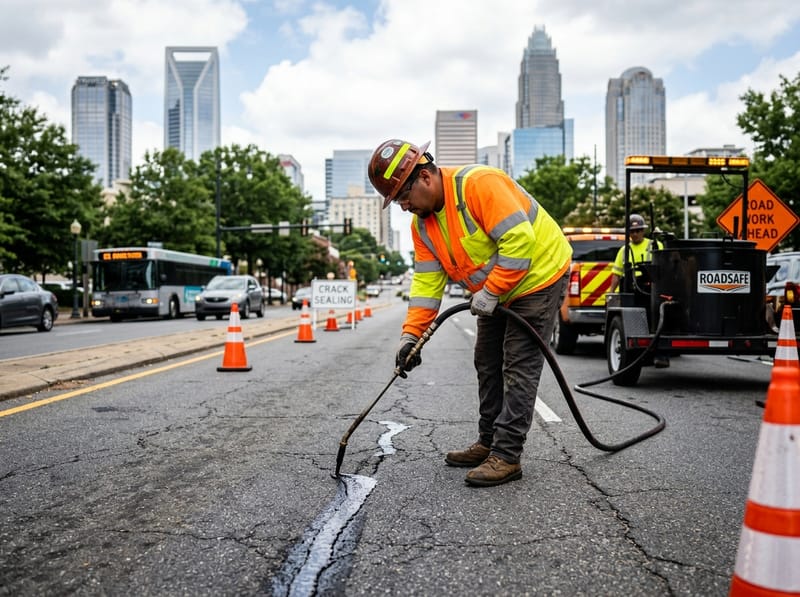Crack Sealing - Charlotte, NC